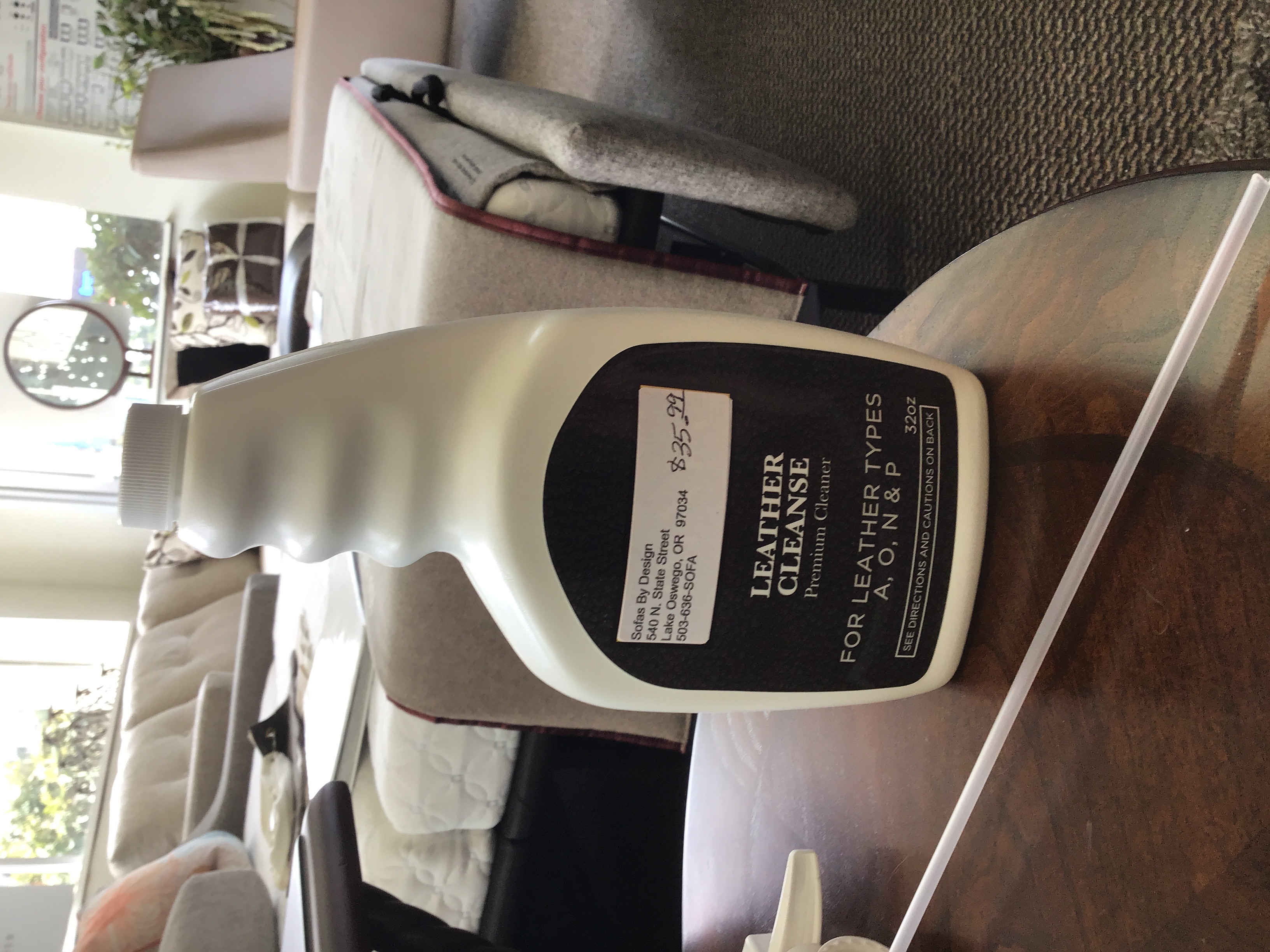 Leather cleaner