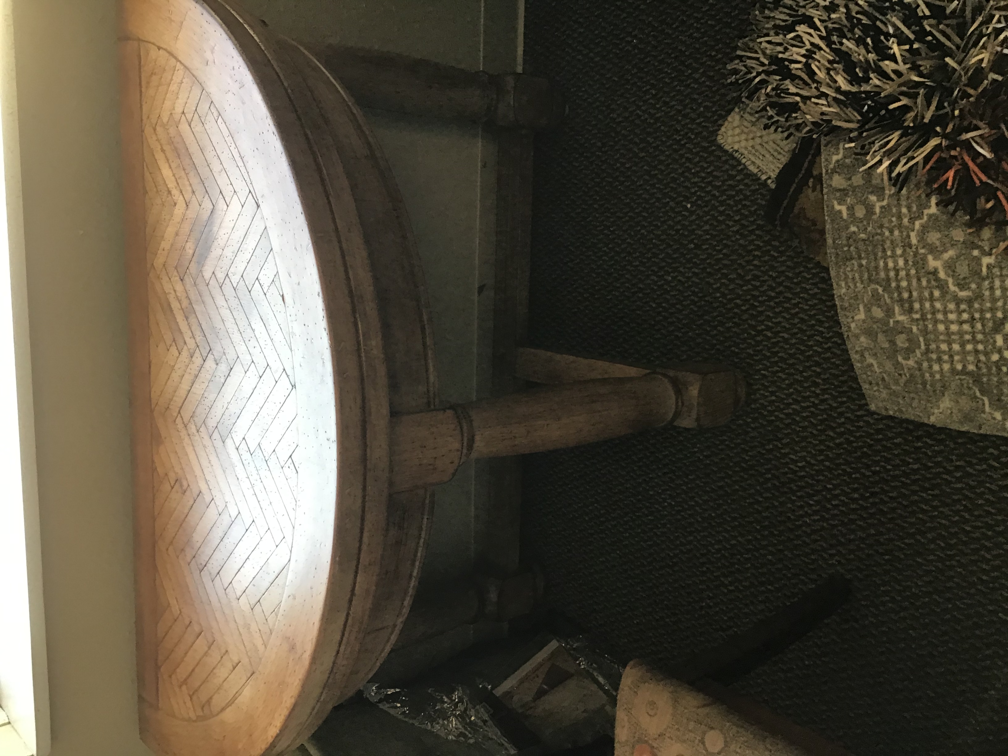 Convertible half round to round table